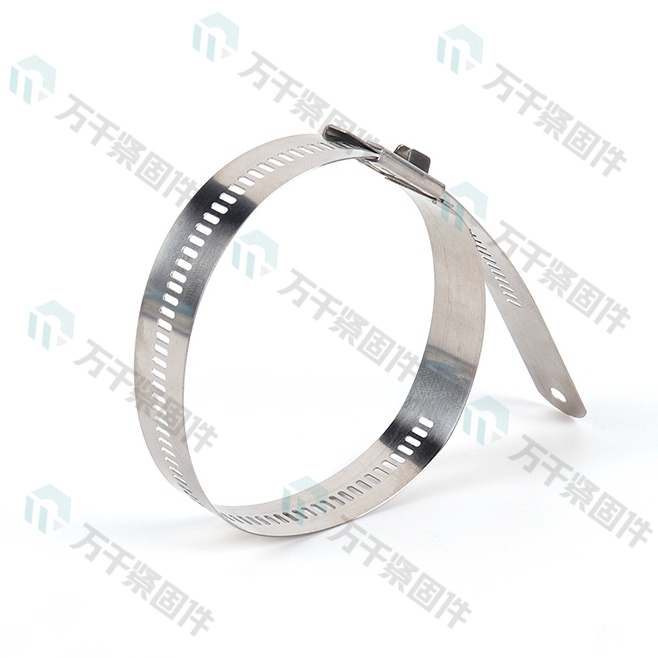 不锈钢扎带 自锁式耐高温金属捆绑带 电缆桥架扎带